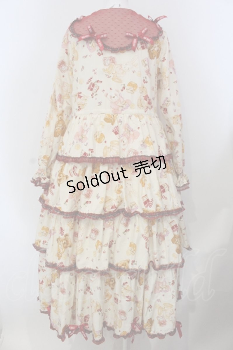 画像4: PINK HOUSE / Animal Happy Jamプリントワンピース  オフ O-25-05-20-013-LO-OP-OW-OS (4)