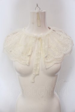 画像1: m petit by misako / AMレース付け襟  オフシロ O-25-05-20-014-LO-ZA-IG-OS