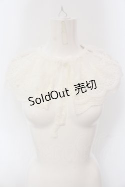 画像1: m petit by misako / AMレース付け襟  オフシロ O-25-05-20-014-LO-ZA-IG-OS