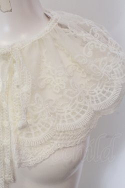 画像2: m petit by misako / AMレース付け襟  オフシロ O-25-05-20-014-LO-ZA-IG-OS