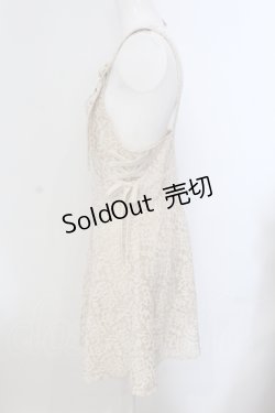 画像2: Rojita / 総レースサスペンダーワンピース F ベージュ O-25-05-20-009-LO-OP-OW-OS