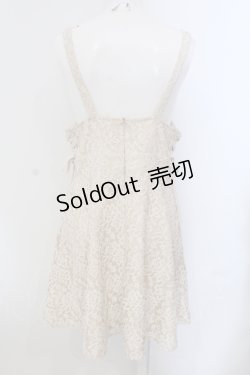 画像3: Rojita / 総レースサスペンダーワンピース F ベージュ O-25-05-20-009-LO-OP-OW-OS