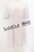 evelyn / 襟レースワンピース F ピンク O-25-05-20-023-LO-OP-OW-OS