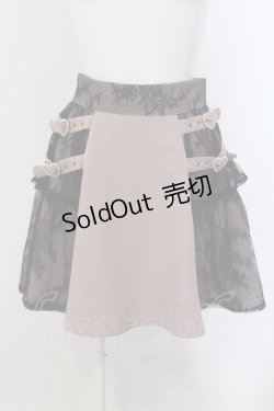 画像1: Rojita / サイドハートバックルチュール切替スカート F ピンクベージュ O-25-05-20-025-LO-SK-OW-OS