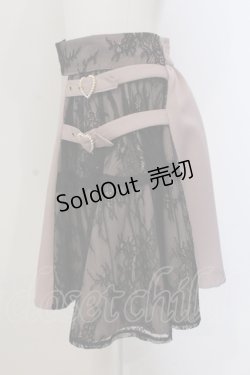 画像2: Rojita / サイドハートバックルチュール切替スカート F ピンクベージュ O-25-05-20-025-LO-SK-OW-OS