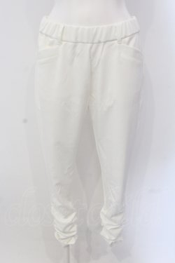画像1: INGEBORG / 裾ギャザーパンツ 3（9号相当） シロ O-25-05-22-038-LO-PA-OW-ZT400