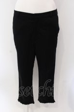 画像1: 【SALE】INGEBORG / 裾フリル使いパンツ 9号 クロ O-25-05-22-040-LO-PA-OW-ZT385 (1)