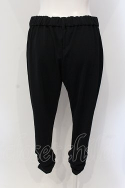 画像3: INGEBORG / 裾ギャザーストレッチパンツ 3（9号） クロ O-25-05-22-041-LO-PA-OW-OS