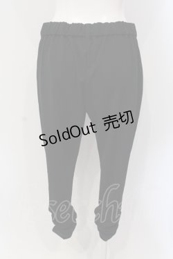 画像3: INGEBORG / 裾ギャザーストレッチパンツ 3（9号） クロ O-25-05-22-041-LO-PA-OW-ZT372