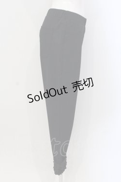 画像2: INGEBORG / 裾モチーフ使いストレッチパンツ 3（9号相当） クロ O-25-05-22-042-LO-PA-OW-ZT385