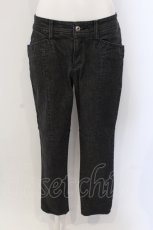 画像1: 【SALE】INGEBORG / ブロッキングデニムパンツ 9 クロ O-25-05-22-046-LO-PA-IG-ZT417 (1)