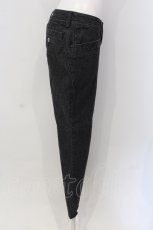 画像2: 【SALE】INGEBORG / ブロッキングデニムパンツ 9 クロ O-25-05-22-046-LO-PA-IG-ZT417 (2)