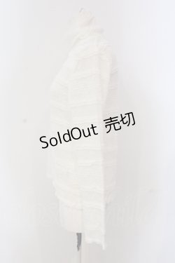 画像2: INGEBORG / リボン付き総レースタートルカットソー 9 シロ O-25-05-22-054-LO-TO-IG-OS