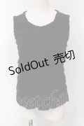 INGEBORG / レースティアードタンクトップ 9 クロ O-25-05-22-066-LO-TO-IG-OS