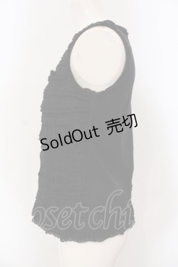 画像2: INGEBORG / レースティアードタンクトップ 9 クロ O-25-05-22-066-LO-TO-IG-OS