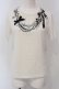 画像1: INGEBORG / ネックレスプリントTシャツ 9 オフシロ O-25-05-22-073-LO-TS-IG-OS (1)