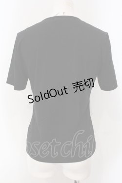 画像3: INGEBORG / ネックレスプリントTシャツ 9 クロ O-25-05-22-074-LO-TS-IG-OS