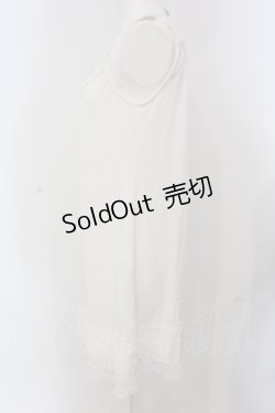 画像3: INGEBORG / レースリボンインナーチュニック  シロ O-25-05-22-075-LO-TO-IG-OS