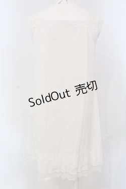 画像4: INGEBORG / レースリボンインナーチュニック  シロ O-25-05-22-075-LO-TO-IG-OS