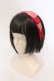 画像1: axes femme kawaii / ギンガムリボンカチューシャ  アカ O-25-05-22-007-AX-AC-OW-OS (1)