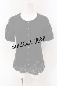 INGEBORG / ティアードレーススリーブカットワンピース  くろ O-25-05-22-082-LO-TO-IG-OS