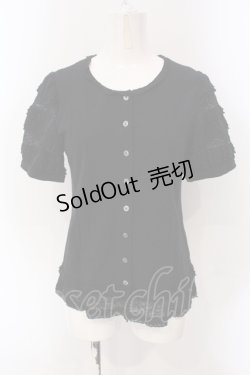 画像1: INGEBORG / ティアードレーススリーブカットワンピース  くろ O-25-05-22-082-LO-TO-IG-OS