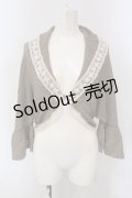INGEBORG / 透かし編みドルマンボレロ  ベージュ O-25-05-22-084-LO-TO-IG-OS