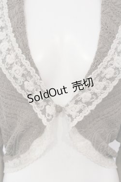 画像2: INGEBORG / 透かし編みドルマンボレロ  ベージュ O-25-05-22-084-LO-TO-IG-OS