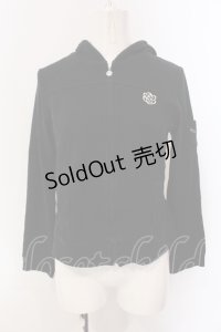 INGEBORG / カメリア刺しゅうパーカー 9 クロ O-25-05-22-085-LO-TO-IG-OS