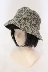 ALGONQUINS / ペイズリー柄ハット  グリーン系 O-25-05-22-008-AL-AC-OW-OS