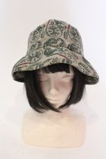 画像2: 【SALE】ALGONQUINS / ペイズリー柄ハット  グリーン系 O-25-05-22-008-AL-AC-OW-ZTK007 (2)