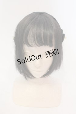 画像2: m petit by misako / NINA'sコラボ AM*NIフラワーカチューシャ  クロ O-25-05-22-009-LO-AC-IG-OS