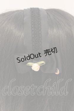 画像3: m petit by misako / NINA'sコラボ AM*NIフラワーカチューシャ  クロ O-25-05-22-009-LO-AC-IG-OS