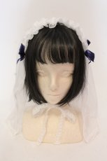 画像2: 【SALE】Angelic Pretty / シスターベールヘッドドレス  シロ O-25-05-22-011-AP-AC-IG-ZT012-F003 (2)