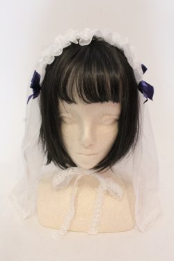 画像2: Angelic Pretty / シスターベールヘッドドレス  シロ O-25-05-22-011-AP-AC-IG-OS