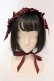 画像2: ALICE and the PIRATES / フランチェスカフリルヘッドドレス  えんじ O-25-05-22-012-PA-AC-IG-OS (2)