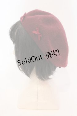 画像3: m petit by misako / サンリオプチリボンベレー  ワイン O-25-05-22-013-LO-AC-IG-OS