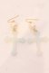 画像2: E hyphen world gallery / 《BonBon限定》《AMOコラボ》 クロスピアス  サックス O-25-05-22-009-LO-AC-IG-OS (2)
