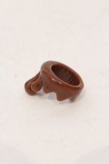 画像2: 【SALE】Q-pot. / チョコレートメルトリング 約12号 チョコ O-25-05-22-027-QP-AC-IG-ZT445-F005 (2)