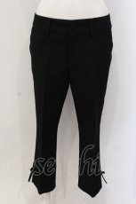 画像1: 【SALE】INGEBORG / 裾リボンパンツ 9 クロ O-25-05-22-028-LO-PA-IG-ZT417 (1)
