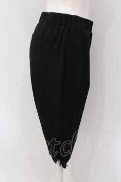 画像2: INGEBORG / リボン使いストレッチハーフパンツ 9号 クロ O-25-05-22-033-LO-PA-OW-OS