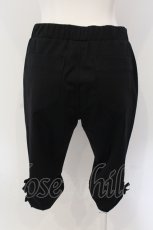 画像3: 【SALE】INGEBORG / リボン使いストレッチハーフパンツ 9号 クロ O-25-05-22-033-LO-PA-OW-ZT372 (3)