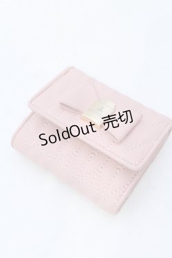 画像1: ｍ petit by misako / 青木美沙子×NINA’S三つ折り財布  ピンク O-25-05-23-001-LO-ZA-IG-ZT434-F004