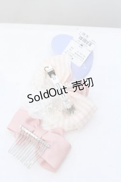 画像2: axes femme kawaii / スウィートペアリボンバレッタ  ピンク O-25-05-23-007-AX-AC-OW-OS