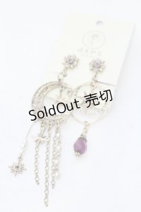 axes femme / テレスコープ装飾イヤリング  ゴールド O-25-05-23-014-AX-AC-OW-ZT445-F007