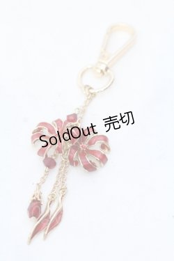画像1: axes femme / 彼岸花バッグチャーム  ゴールド O-25-05-23-015-AX-ZA-OW-OS