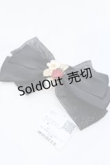axes femme POETIQUE / いちごリボンクリップ  クロ O-25-05-23-018-AX-AC-OW-ZT445-F003
