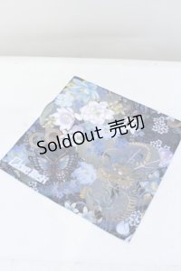 Qutie Frash / アメQガチャハンドタオル  和柄 ブルー O-25-05-23-028-QU-ZA-IG-OS