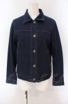 画像1: INGEBORG / バックプリーツストレッチデニムジャケット  インディゴ O-25-05-26-004-LO-JA-IG-ZI (1)