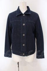INGEBORG / バックプリーツストレッチデニムジャケット  インディゴ O-25-05-26-004-LO-JA-IG-ZI